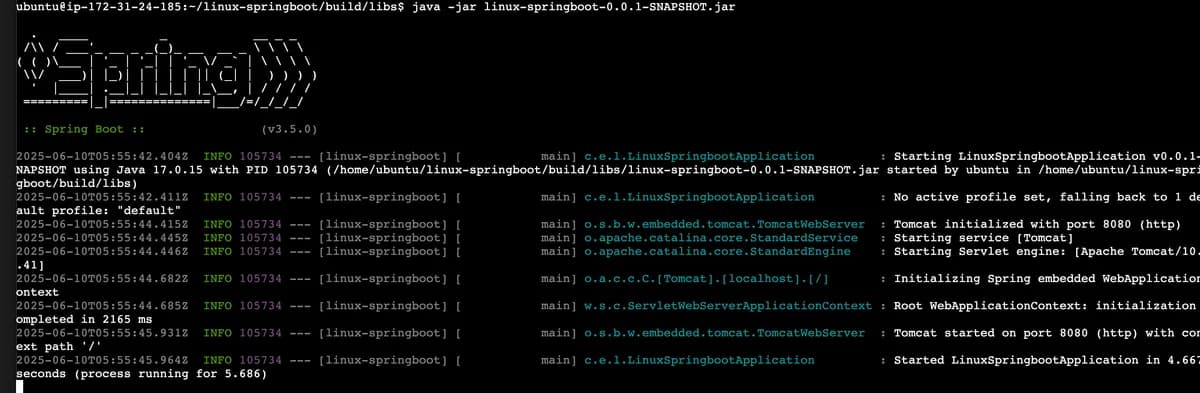 [실습] 실행시킨 Spring Boot 프로세스를 조회하고 종료해보기 