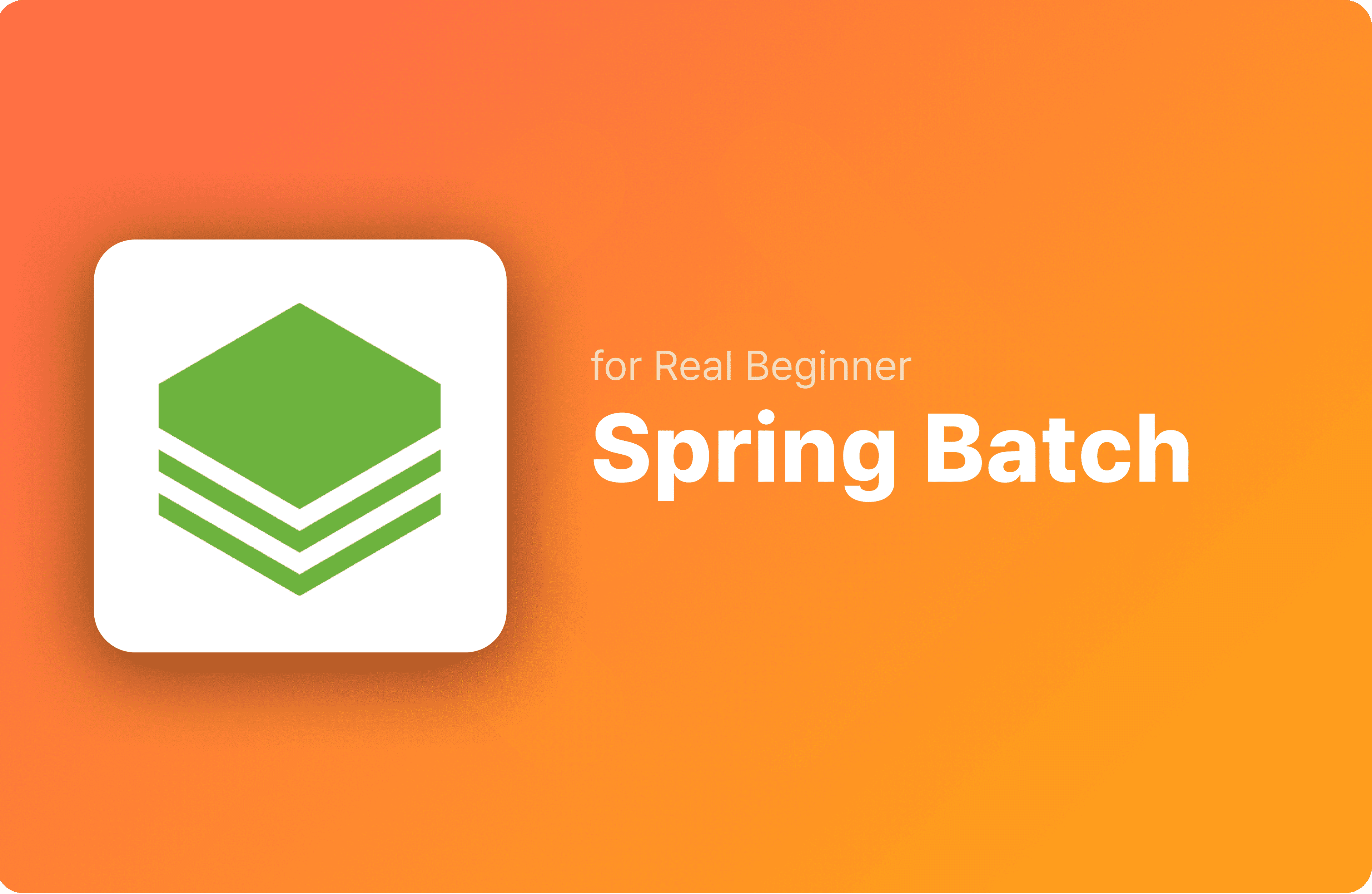 Spring Batch 입문: 3시간 만에 끝내는 대용량 처리의 기초